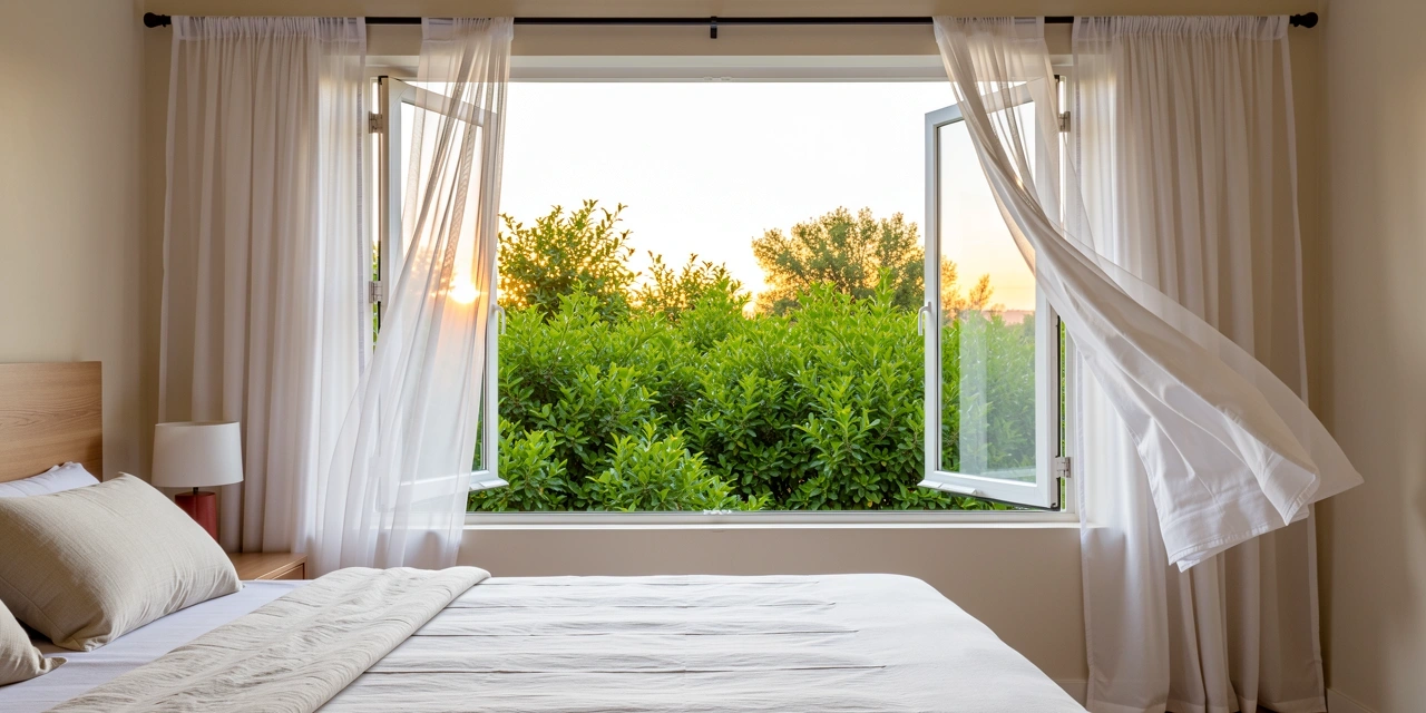 Ventilación natural en habitación